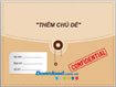 Mẫu template độc đáo cho thuyết trình
